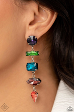 Load image into Gallery viewer, Paparazzi “Connected Confidence” Multi Post Earrings - Paparazzi Accessories
