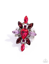 Load image into Gallery viewer, Paparazzi “Explosive Element” Pink Stretch Ring - Paparazzi Accessories
