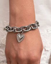 Load image into Gallery viewer, Dreaming Definition White Clasp Bracelet - Paparazzi Accessories
