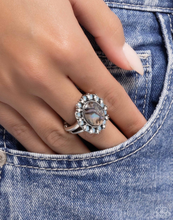 Load image into Gallery viewer, Paparazzi “Poised and Perfect” Blue Stretch Ring - Paparazzi Accessories
