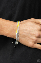Load image into Gallery viewer, Paparazzi “BEAD Me Up, Scotty!” Yellow Bracelet - Paparazzi Accessories

