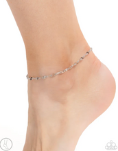 Load image into Gallery viewer, Paparazzi “Relaxed Radiance” Silver Adjustable Clasp Anklet - Paparazzi Accessories
