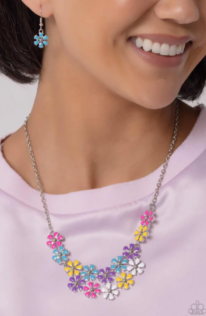 Paparazzi “Floral Fever” Multi Necklace Earring Set - Paparazzi Accessories