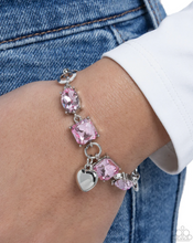 Load image into Gallery viewer, Paparazzi “Romantic Rescue” Pink Adjustable Clasp Bracelet - Paparazzi Accessories
