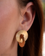Load image into Gallery viewer, Paparazzi “Perceptive Prize” Gold Post Earrings - Paparazzi Accessories
