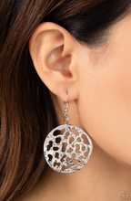 Load image into Gallery viewer, Paparazzi “Holey Heirloom” Silver Dangle Earrings - Paparazzi Accessories
