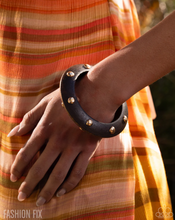 Load image into Gallery viewer, Paparazzi “Sunshine Studs” Gold Bangle Bracelet - Paparazzi Accessories
