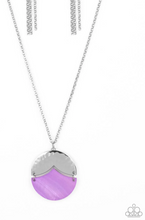 Load image into Gallery viewer, Paparazzi “Seaside Sabbatical” Purple Necklace Earring Set - Paparazzi Accessories
