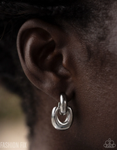 Load image into Gallery viewer, Paparazzi “Scheduled Study” Silver Post Earrings - Paparazzi Accessories
