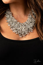 Load image into Gallery viewer, Paparazzi “The Sociable” Zi Collection Silver Necklace Earring Set - Paparazzi Accessories
