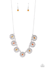 Load image into Gallery viewer, Paparazzi “Garden Greetings” Orange Necklace Earring Set
