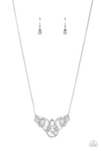 Load image into Gallery viewer, Paparazzi “Thunderstruck Teardrops” White - Necklace Earring Set
