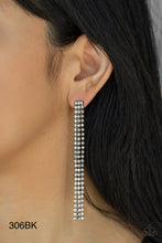 Load image into Gallery viewer, Paparazzi “Stellar Starlight” Black Post Earrings - Cindys Bling Boutique
