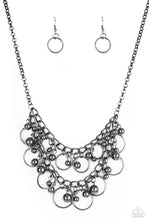 Load image into Gallery viewer, Warning Bells Black Necklace
