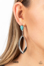 Load image into Gallery viewer, Paparazzi “Artisan Anthem” Blue Post Earrings
