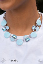 Load image into Gallery viewer, Paparazzi &quot;Dreaming in MULTICOLOR&quot; Blue Necklace Earring Set - Cindysblingboitique
