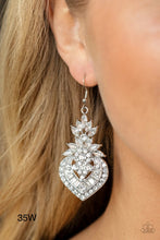 Load image into Gallery viewer, Paparazzi “Royal Hustle” - White Earrings
