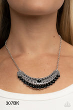Load image into Gallery viewer, Paparazzi “Abundantly Aztec” Black Necklace Earring Set - Cindysblingboutique
