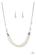 Load image into Gallery viewer, Paparazzi &quot;One-WOMAN Show&quot; White - Necklace Earring Set
