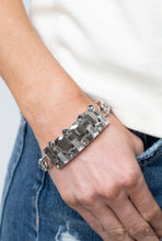 Load image into Gallery viewer, Urban Crest Silver Stretch Bracelet - Cindys Bling Boutique
