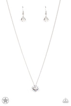 Load image into Gallery viewer, Paparazzi “What A Gem” White Necklace Earring Set
