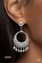 Load image into Gallery viewer, Paparazzi “Marrakesh Request” White Post Earrings

