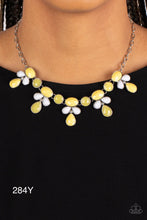 Load image into Gallery viewer, Paparazzi “Midsummer Meadow” Yellow Necklace Earring Set - Cindysblingboutique

