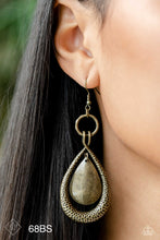 Load image into Gallery viewer, Paparazzi “Forged Flare” Brass Dangle Earrings - Cindysblingboutique
