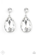 Load image into Gallery viewer, Paparazzi “Debutante Dazzle” White Post Earrings
