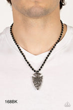 Load image into Gallery viewer, Paparazzi “Get Your ARROWHEAD in the Game” Black Necklace
