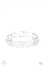 Load image into Gallery viewer, Paparazzi &quot;Clear-Cut Couture&quot; Bangle White Bracelet
