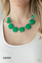 Load image into Gallery viewer, Paparazzi &quot;Prismatic Prima Donna&quot; Green Necklace Earring Set - Cindysblingboutique
