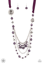 Load image into Gallery viewer, Paparazzi “All The Trimmings”Purple - Necklace Earring Set
