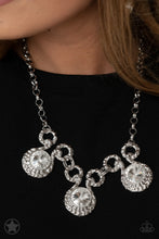 Load image into Gallery viewer, Paparazzi &quot;Hypnotized&quot; Silver - Necklace Earring Set
