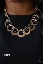 Load image into Gallery viewer, Paparazzi “In Full Orbit” Rose Gold Necklace
