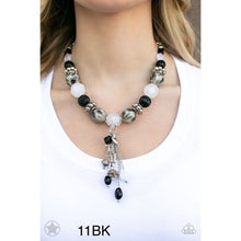 Load image into Gallery viewer, Paparazzi &quot;Break A Leg&quot; Black Necklace Earring Set
