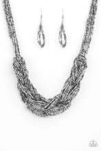 Load image into Gallery viewer, Paparazzi “City Catwalk” Silver - Necklace Earring Set
