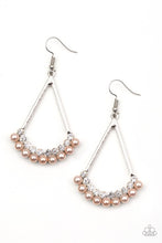 Load image into Gallery viewer, Paparazzi “Top To Bottom” Brown Earrings
