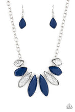 Load image into Gallery viewer, Paparazzi “Crystallized Couture” Blue Necklace Earring Set - Cindysblingboutique
