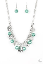 Load image into Gallery viewer, Paparazzi “Vintage Vault” Seaside Sophistication” Green Necklace Earring Set - Cindys Bling Boutique
