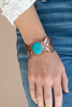Load image into Gallery viewer, Paparazzi “Born to Soar” Copper Cuff Bracelet -Cindysblingboutique
