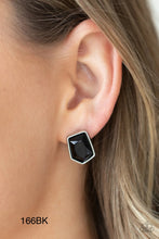 Load image into Gallery viewer, Paparazzi “Indulge Me” Black Post Earrings - Cindysblingboutique
