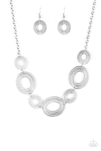 Load image into Gallery viewer, Paparazzi “Basically Baltic” Silver - Necklace Earring Set
