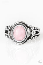 Load image into Gallery viewer, Paparazzi “Peacefully Peaceful” Pink Stretch Ring - Cindys Bling Boutique
