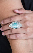 Load image into Gallery viewer, Paparazzi &quot;Riviera Royalty&quot; Blue Stretch Ring
