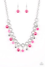 Load image into Gallery viewer, Paparazzi “Fiercely Fancy” Pink Necklace Earring Set - Cindysblingboutique
