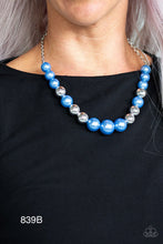 Load image into Gallery viewer, Paparazzi &quot;Take Note&quot; Blue Necklace Earring Set - Cindys Bling Boutique
