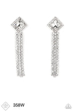 Load image into Gallery viewer, Paparazzi “Seasonal Sparkle” White Post Earrings - Cindysblingboutique
