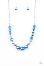 Load image into Gallery viewer, Paparazzi &quot;Take Note&quot; Blue Necklace Earring Set - Cindys Bling Boutique
