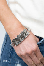 Load image into Gallery viewer, Urban Crest Silver Stretch Bracelet - Cindys Bling Boutique

